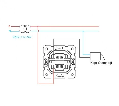 Schakelaar Deur Impulsdrukker 90960005 Karre Wit 