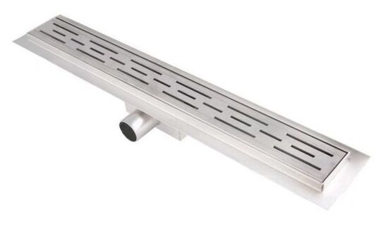 Titan 70SF RVS Drain / Douchegoot 70 cm + Flens (BODY) Zij-uitlaat 