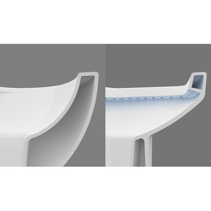 Creavit FE321.400 Wandcloset Bidet + Kraan Rimless