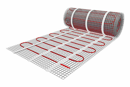 Titan Elektrische Vloerverwarmingsmat 1 m² - 150W + Klokthermostaat