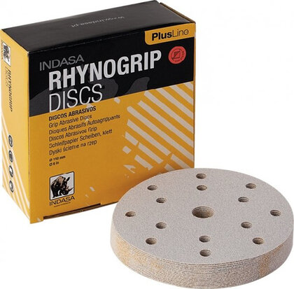 Indasa P180 Ø150 Schijf Rhynogrip Plus Line M-H (50x)