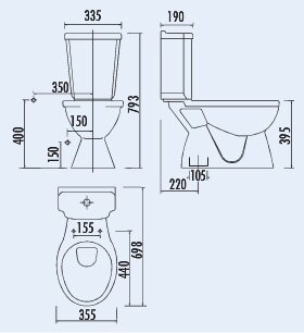 Creavit YG3042 Bidet Duoblok (AO)