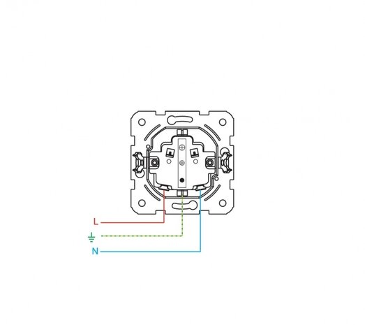 WCD enkel met RA 90960008 Karre Wit 