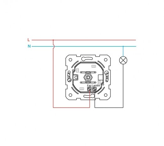 Dimmer RL 600W 90960020 Karre Wit 