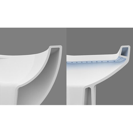 Creavit FE321 Bidet Wandcloset Rimless